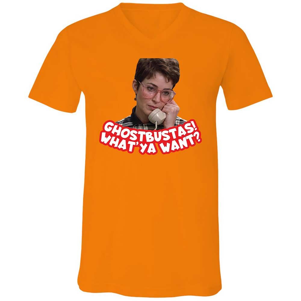 Unisex V-Neck T-Shirt - UVW8915Z - Orange - 7
