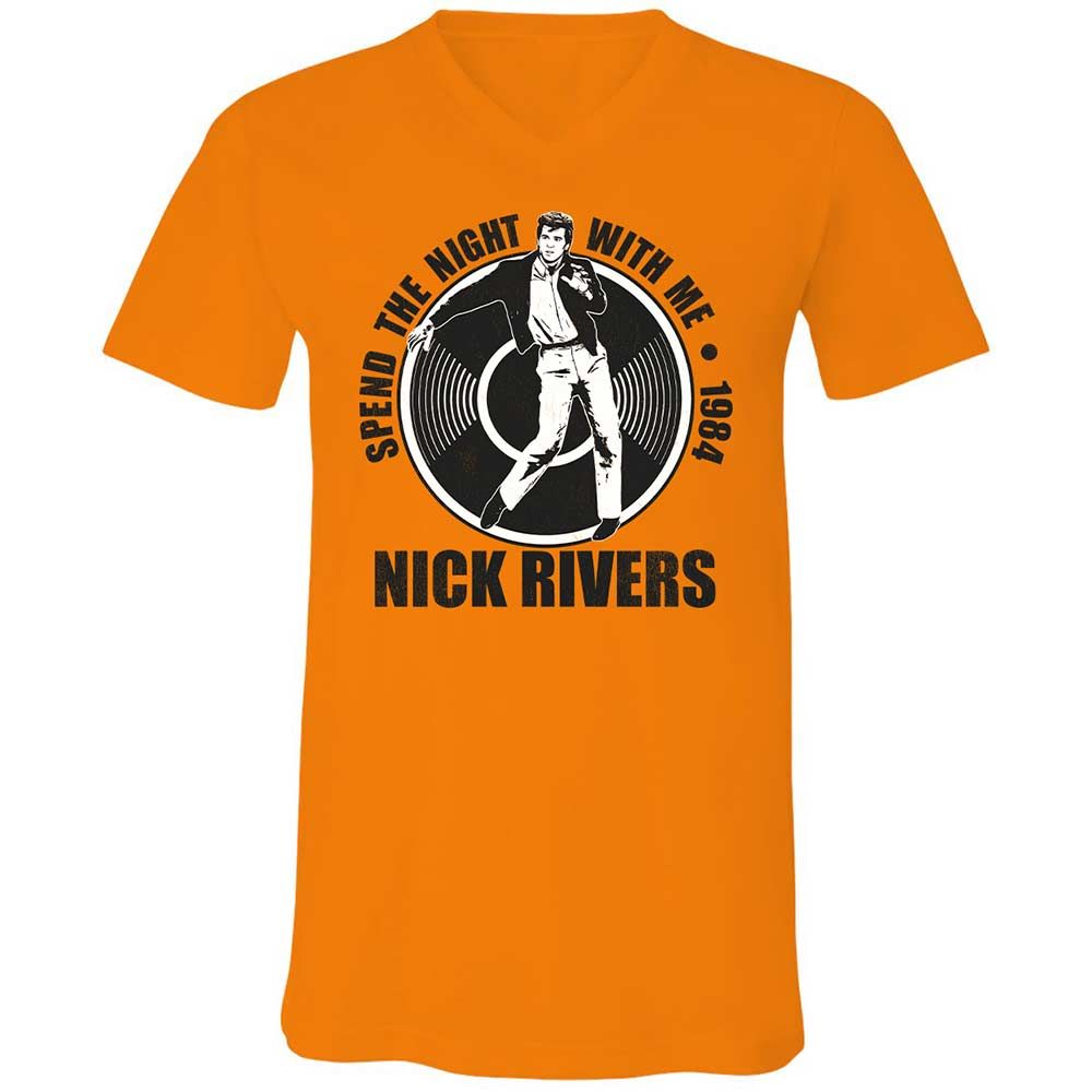 Unisex V-Neck T-Shirt - UVXAY29G - Orange - 7