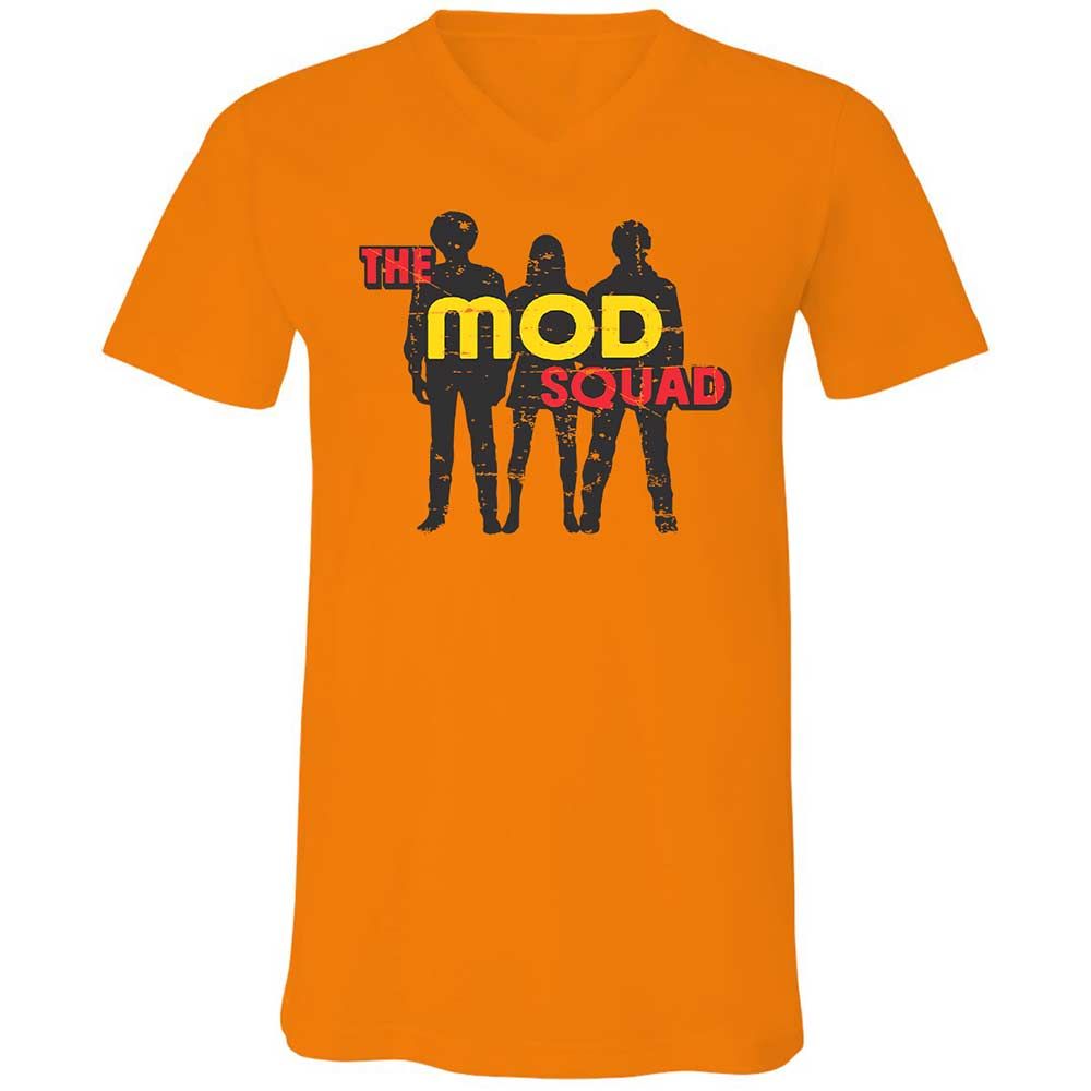 Unisex V-Neck T-Shirt - DDW5TQA7 - Orange - 7