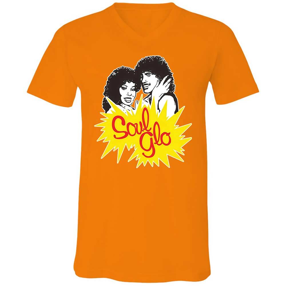 Unisex V-Neck T-Shirt - G96SR6VM - Orange - 7
