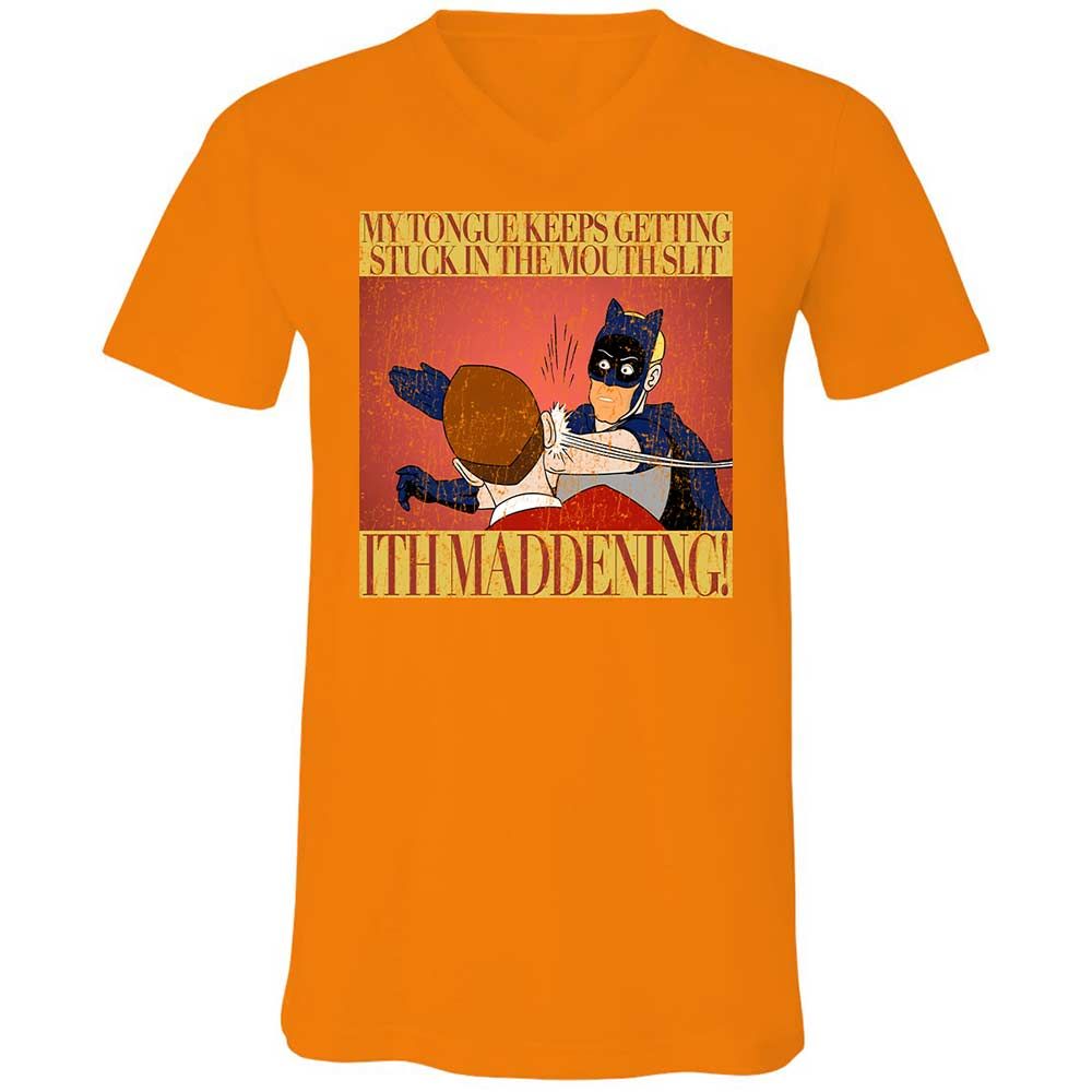 Unisex V-Neck T-Shirt - TWHLQE1W - Orange - 7