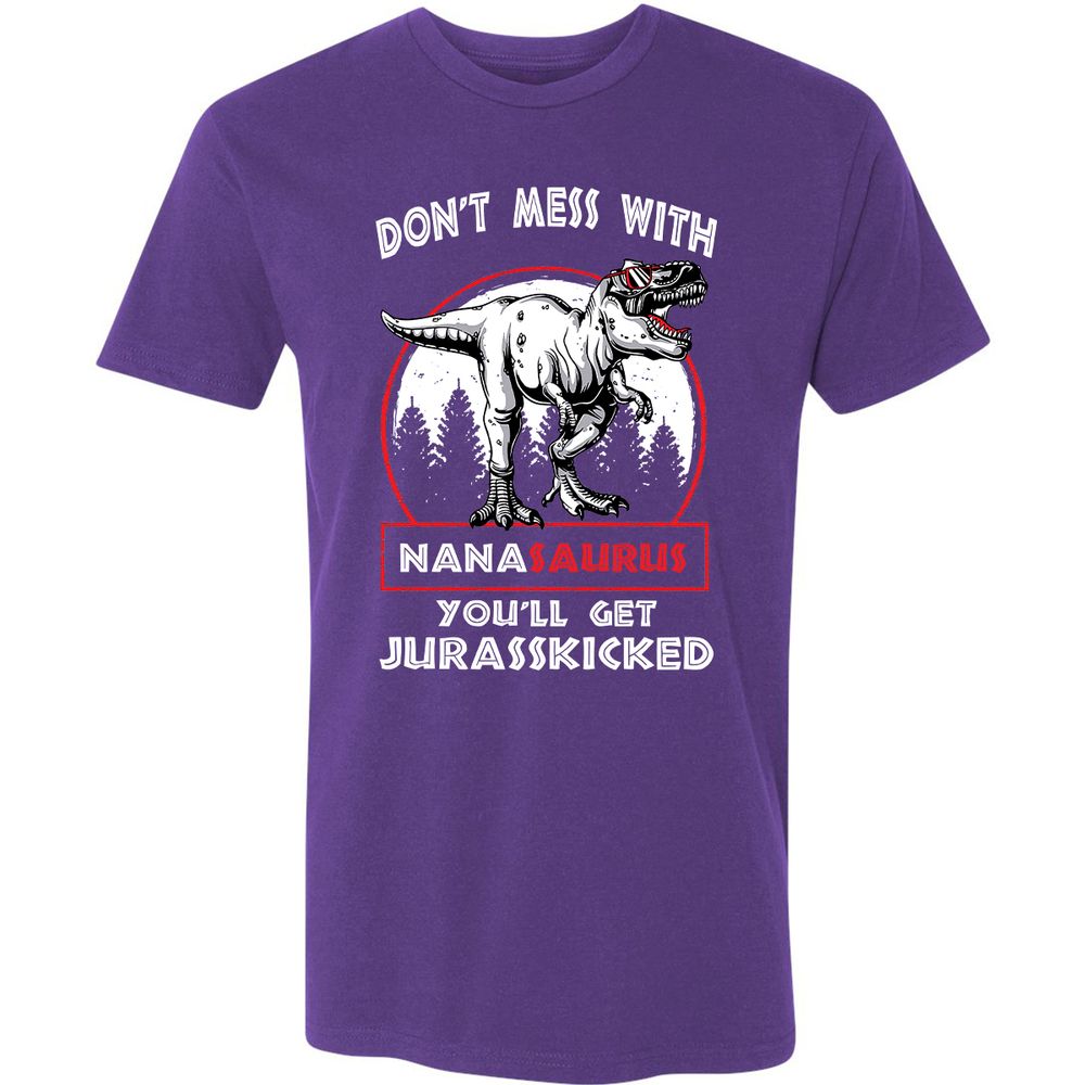 Premium Unisex T-Shirt - W2QTPM9Y - Purple Rush - 7