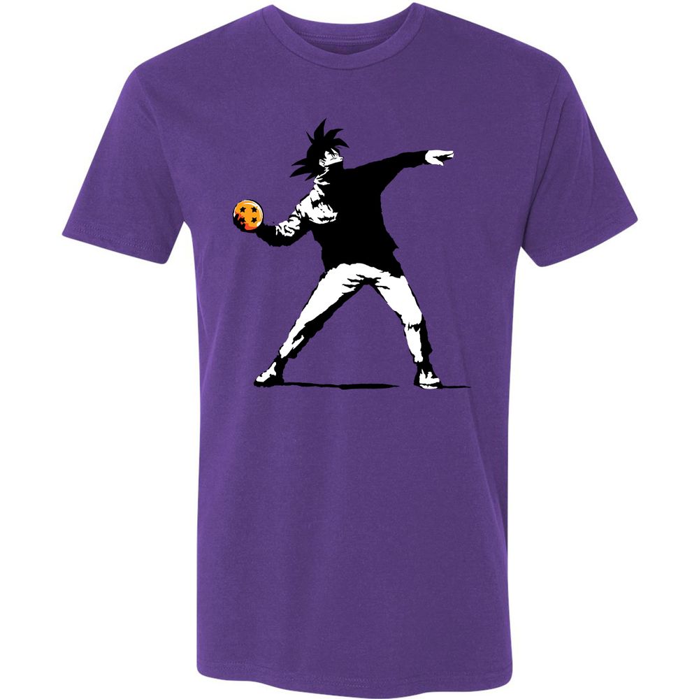 Premium Unisex T-Shirt - QJ5WFX1B - Purple Rush - 7