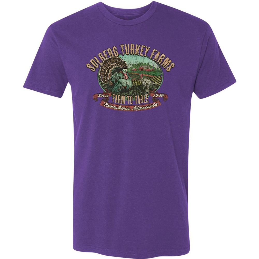 Vintage Turkey Farm Thanksgiving - Purple Rush - 7
