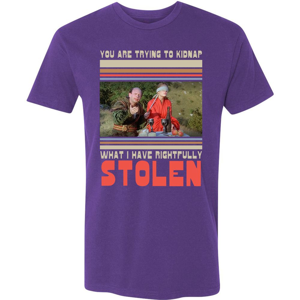 Premium Unisex T-Shirt - N1T27W14 - Purple Rush - 7