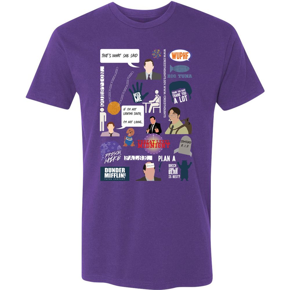 Premium Unisex T-Shirt - HD5S1232 - Purple Rush - 7