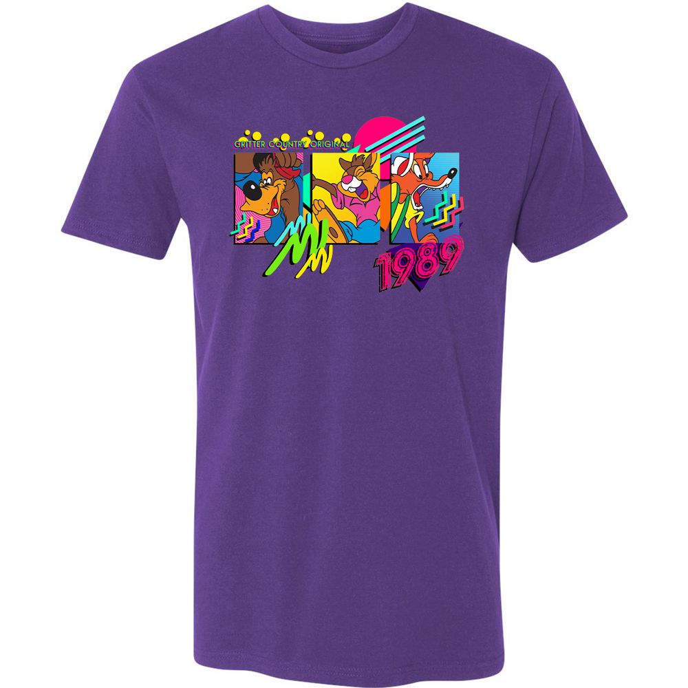 Premium Unisex T-Shirt - T41QLQAR - Purple Rush - 7