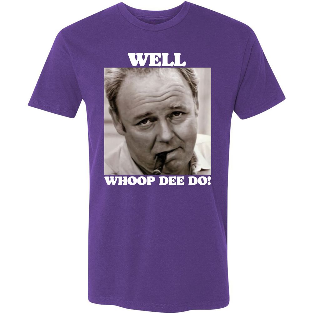 Funny 70s Tv Quote Whoop Dee Do - Purple Rush - 7