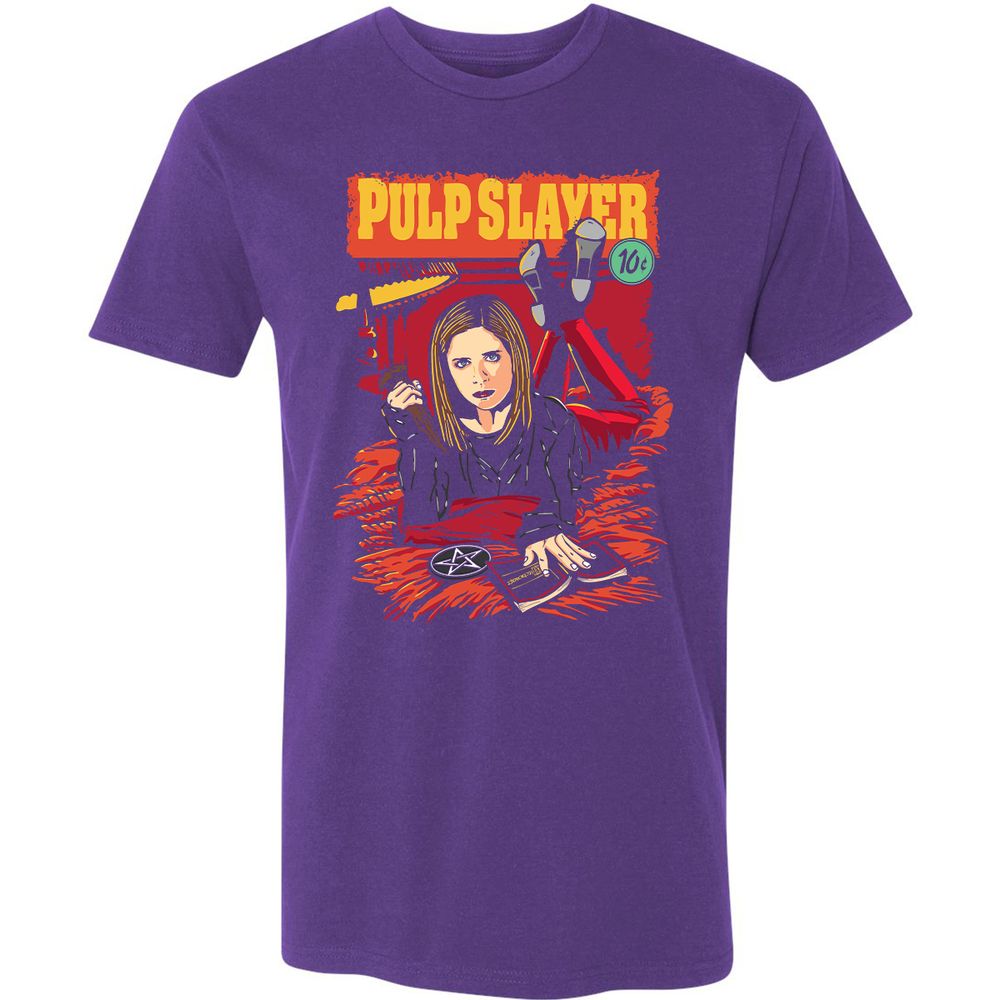 Premium Unisex T-Shirt - 6B87R2X5 - Purple Rush - 7