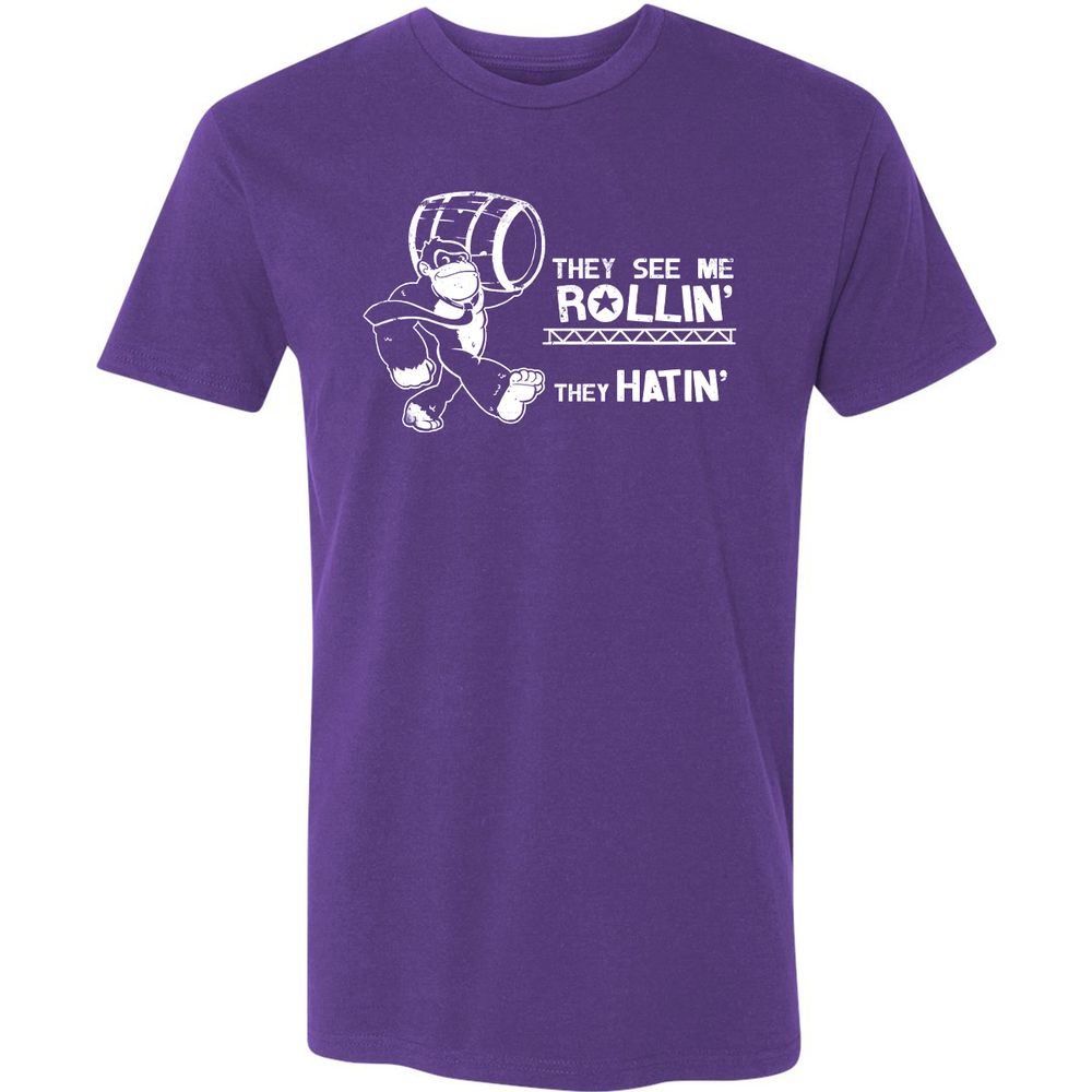 Premium Unisex T-Shirt - H2LT6PB8 - Purple Rush - 7