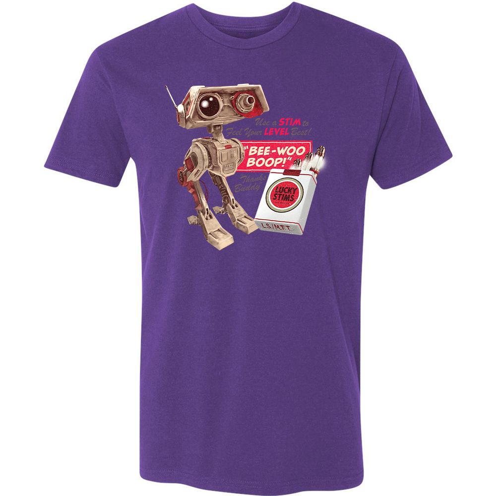 Premium Unisex T-Shirt - AJDZ4DMQ - Purple Rush - 7