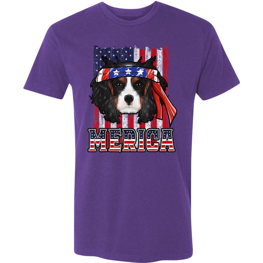 Premium Unisex T-Shirt - A87RXF75 - Purple Rush - 7