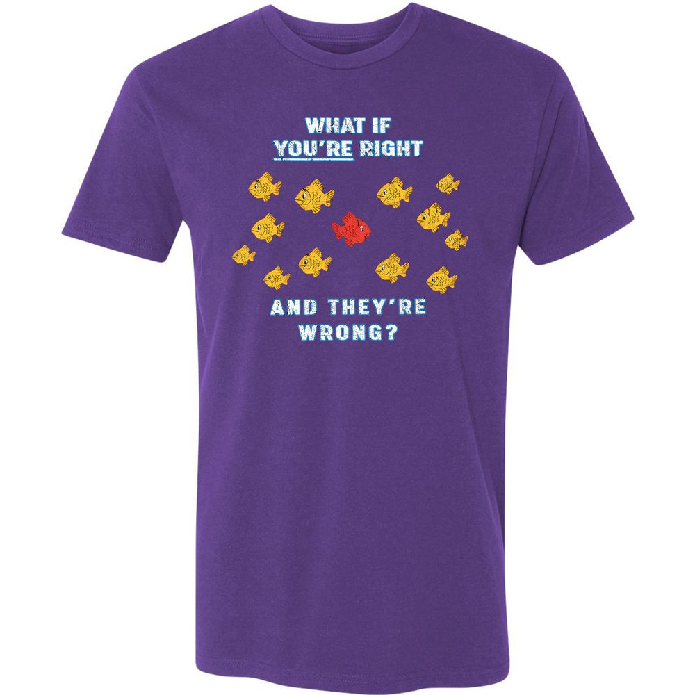 Premium Unisex T-Shirt - QRS27LZC - Purple Rush - 7