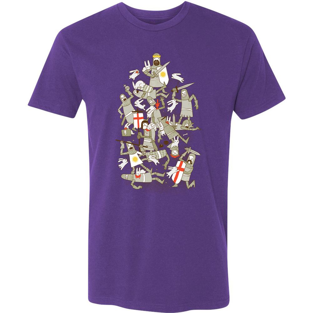 Premium Unisex T-Shirt - BHQDTTZW - Purple Rush - 7