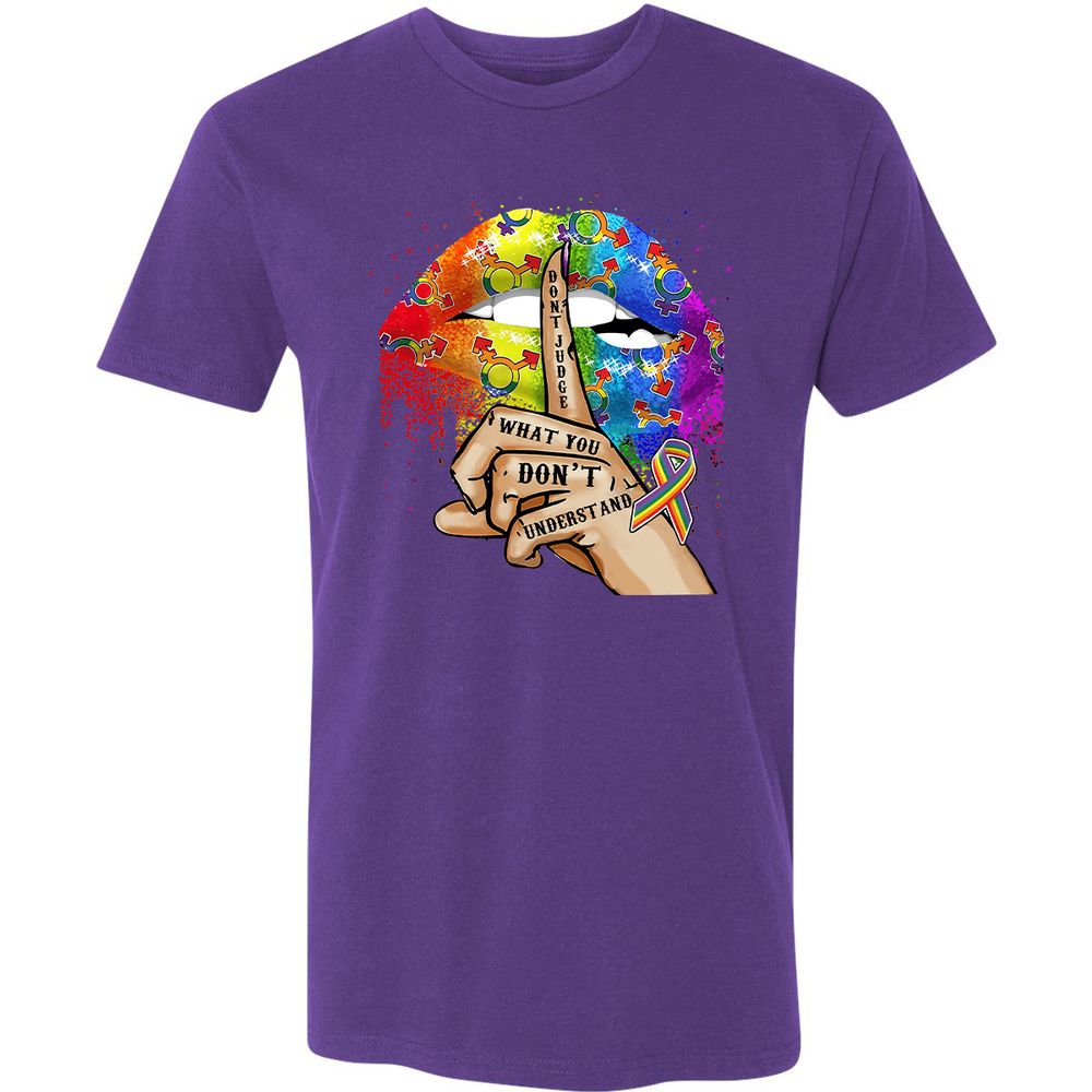 Premium Unisex T-Shirt - Q549EV62 - Purple Rush - 7