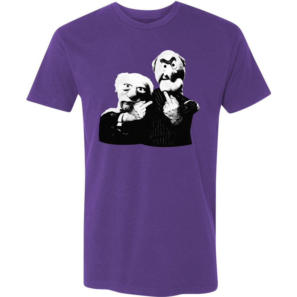 Statler and Waldorf Middle Finger - Purple Rush - 7