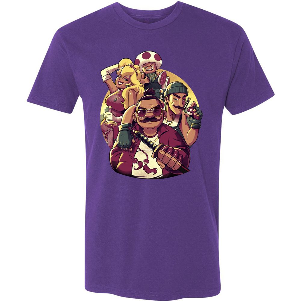 Premium Unisex T-Shirt - ZS87A9HY - Purple Rush - 7
