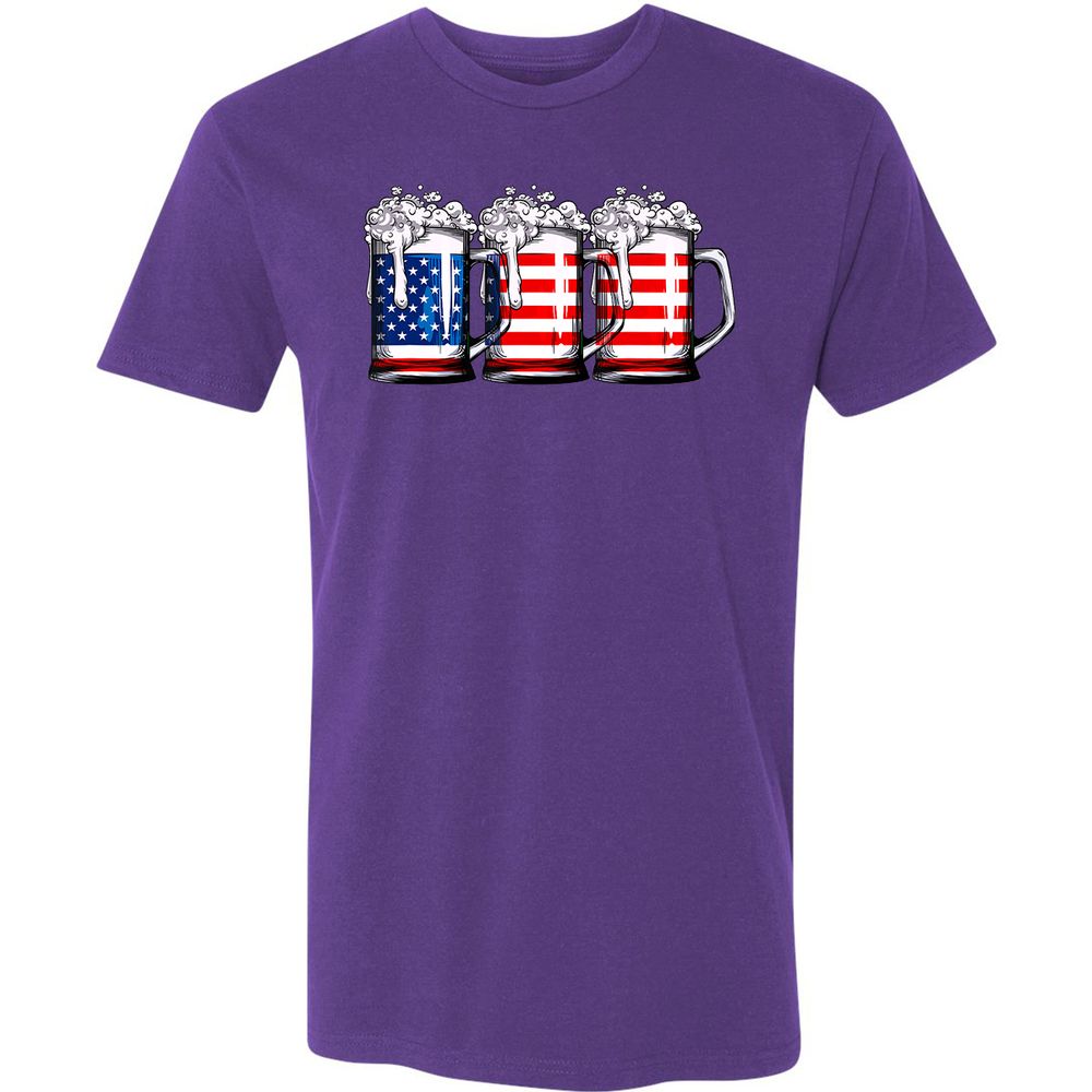 Premium Unisex T-Shirt - EBGF29W7 - Purple Rush - 7