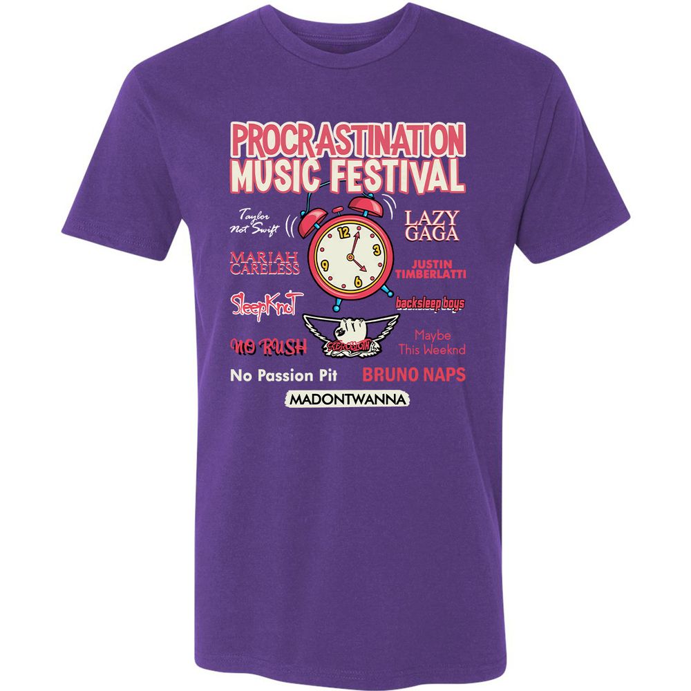 Premium Unisex T-Shirt - DSL14WLH - Purple Rush - 7