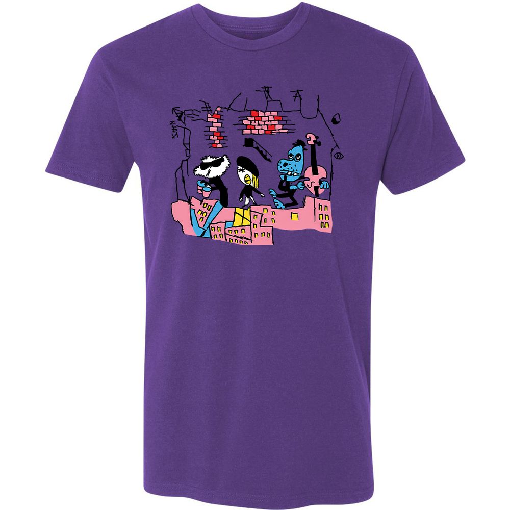 Premium Unisex T-Shirt - 9KQM9BLS - Purple Rush - 7