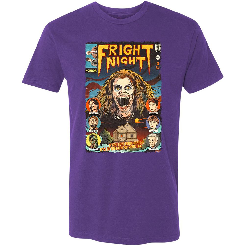 Premium Unisex T-Shirt - CRLW7XWY - Purple Rush - 7