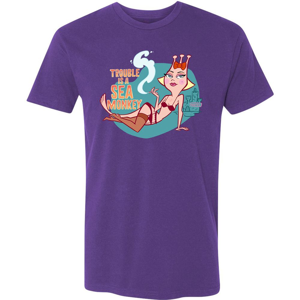 Premium Unisex T-Shirt - YJRXQE5G - Purple Rush - 7