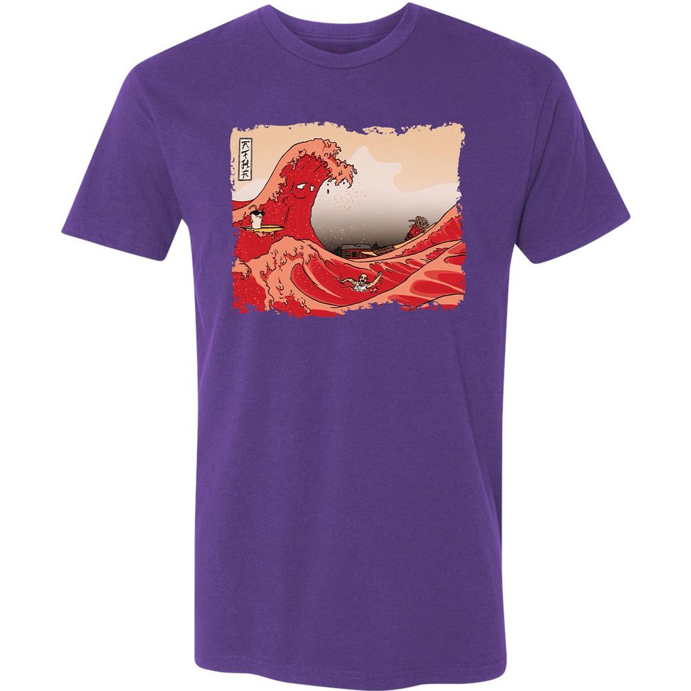 Premium Unisex T-Shirt - 4MJG14TH - Purple Rush - 7