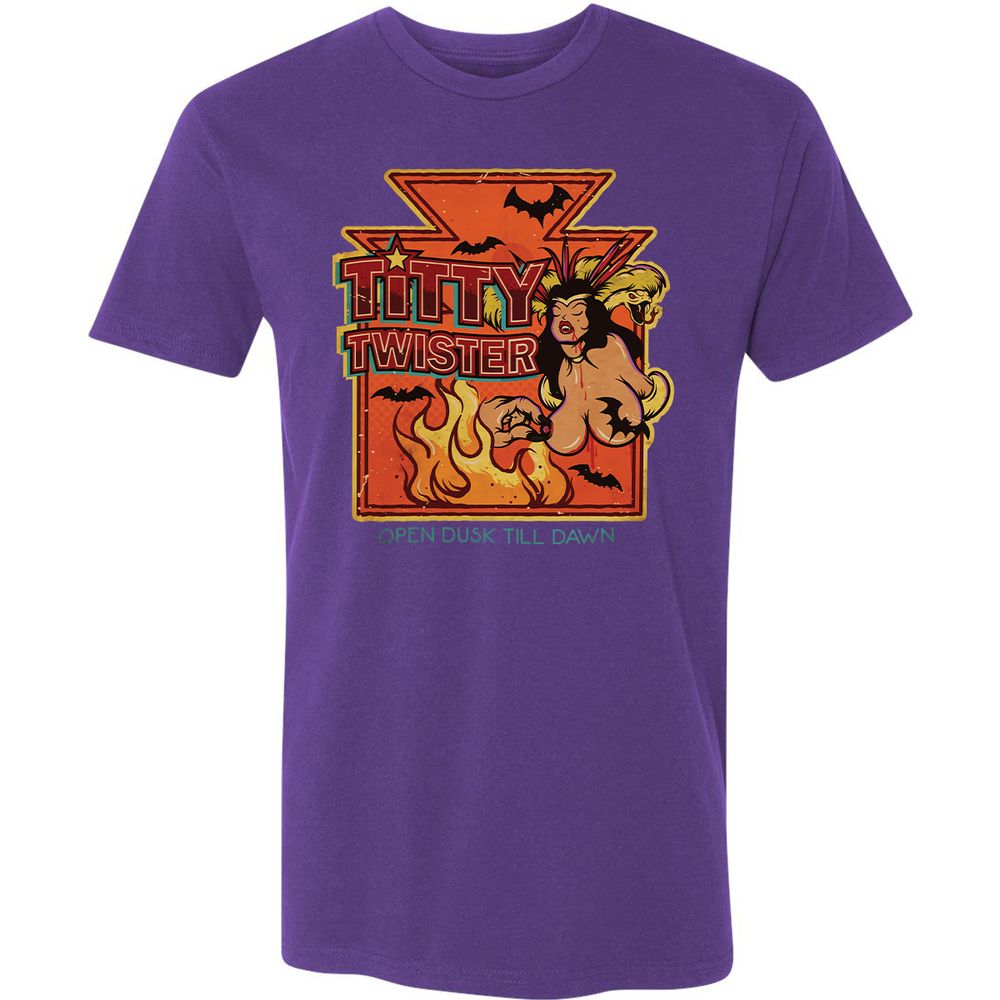 Premium Unisex T-Shirt - 14Q2TVM2 - Purple Rush - 7