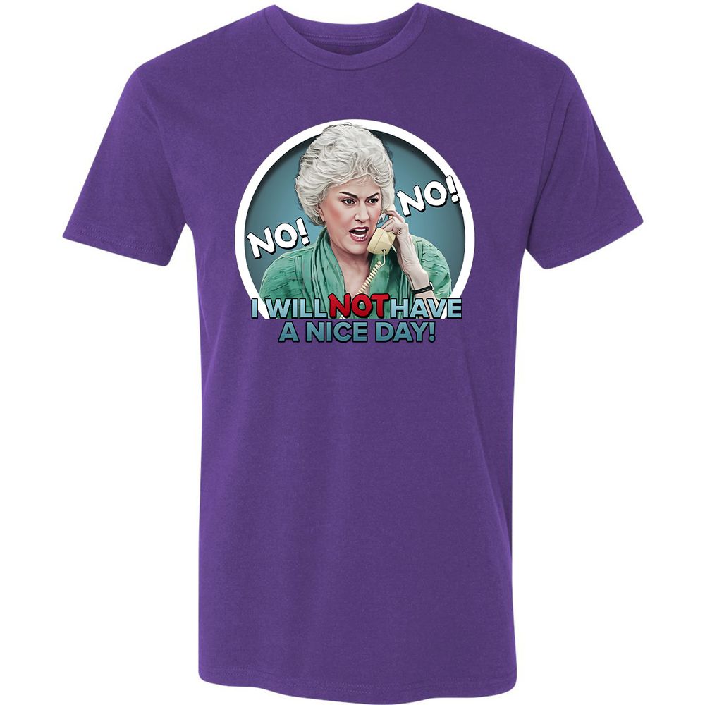 Premium Unisex T-Shirt - 1X7MUEBN - Purple Rush - 7