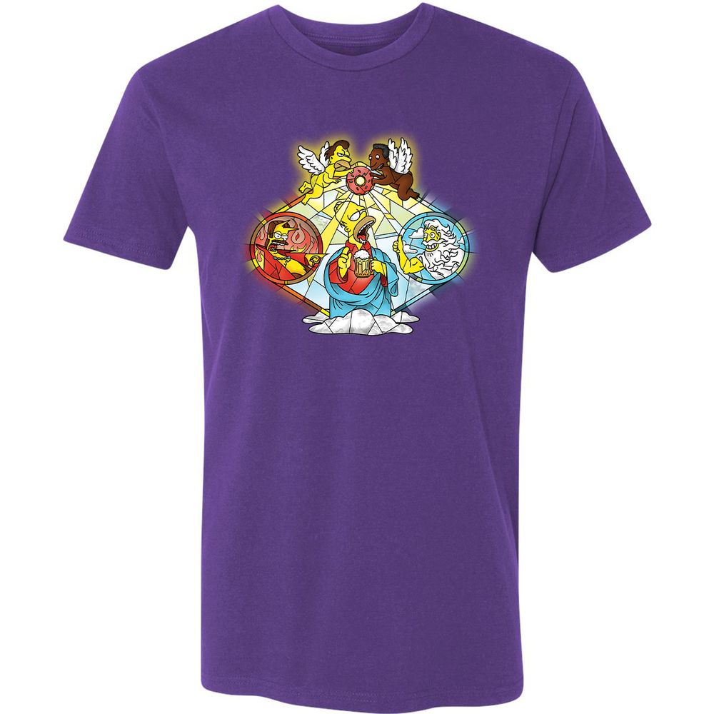 Premium Unisex T-Shirt - DU58BHSC - Purple Rush - 7