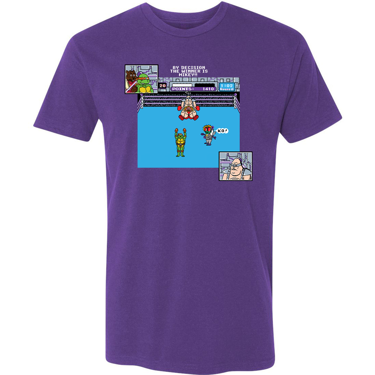 Premium Unisex T-Shirt - XTEX9MJL - Purple Rush - 7