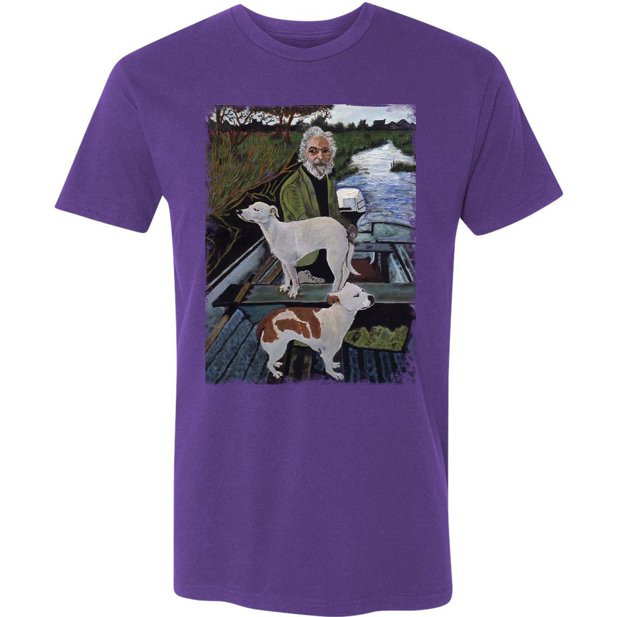 Premium Unisex T-Shirt - F4FF9LBP - Purple Rush - 7