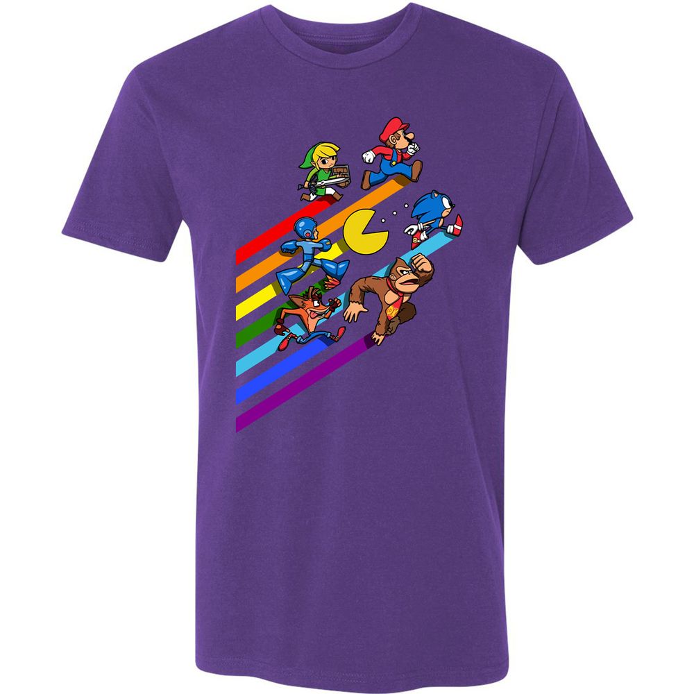 Premium Unisex T-Shirt - US78GCZV - Purple Rush - 7