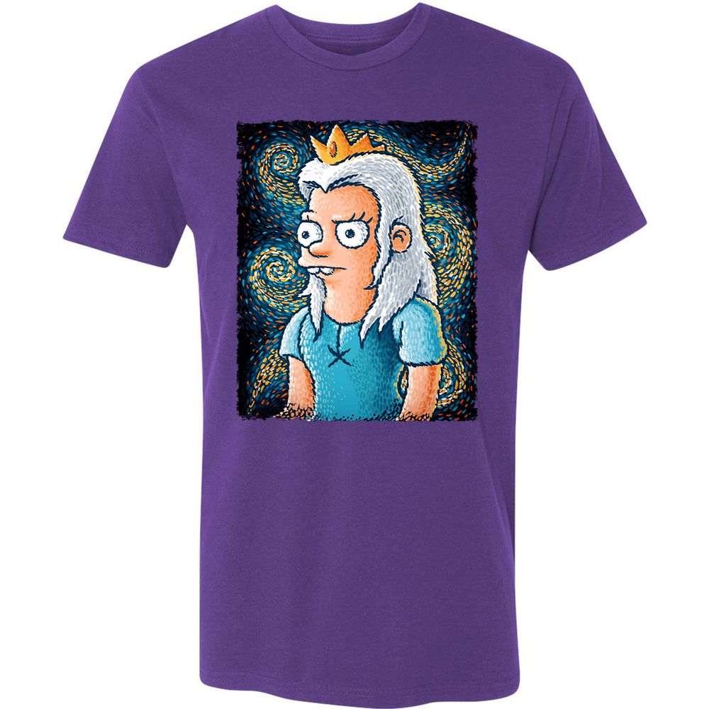 Premium Unisex T-Shirt - LCQSVYAQ - Purple Rush - 7