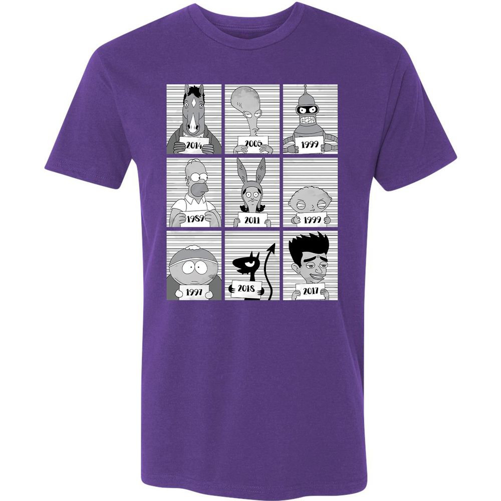 Premium Unisex T-Shirt - 8DX8MGPT - Purple Rush - 7