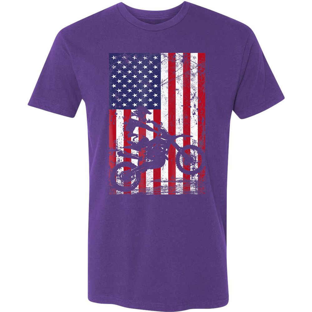 Premium Unisex T-Shirt - Q73HBGUD - Purple Rush - 7
