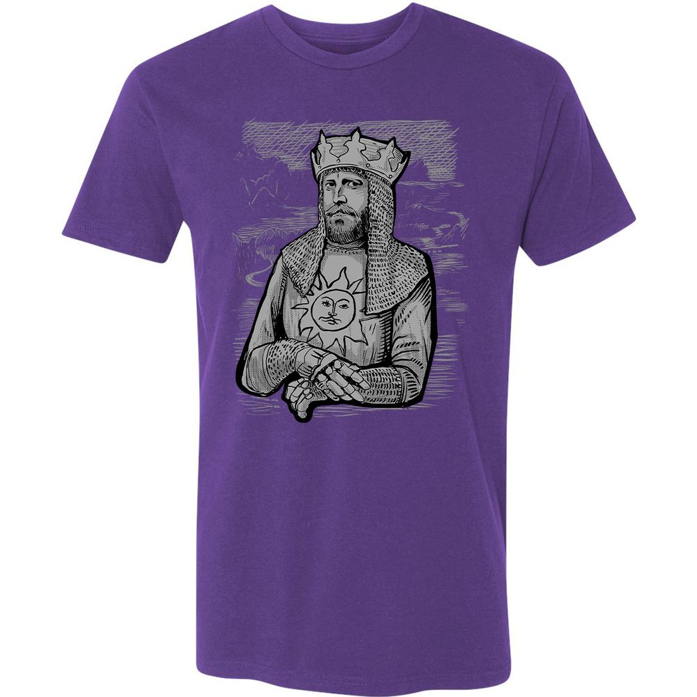 Premium Unisex T-Shirt - WPZB88XF - Purple Rush - 7