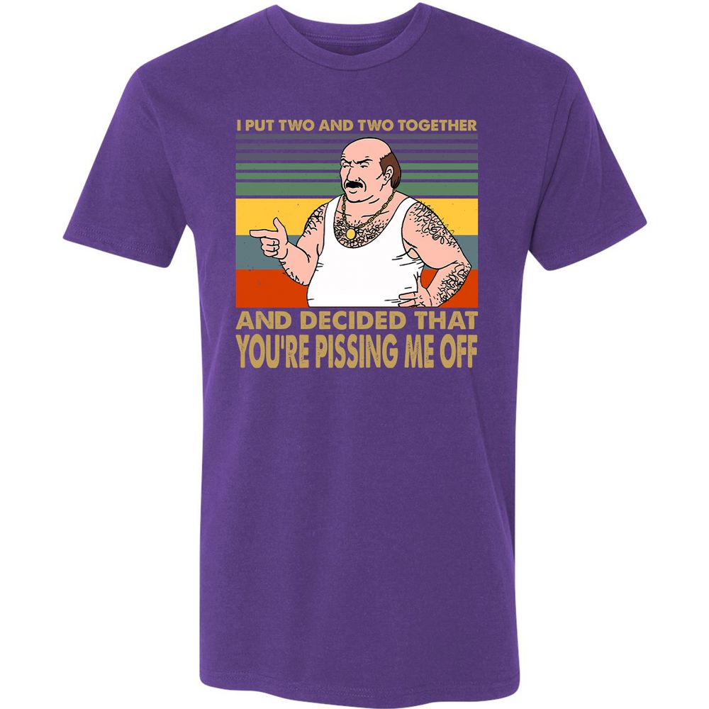 Premium Unisex T-Shirt - HGEU51SW - Purple Rush - 7