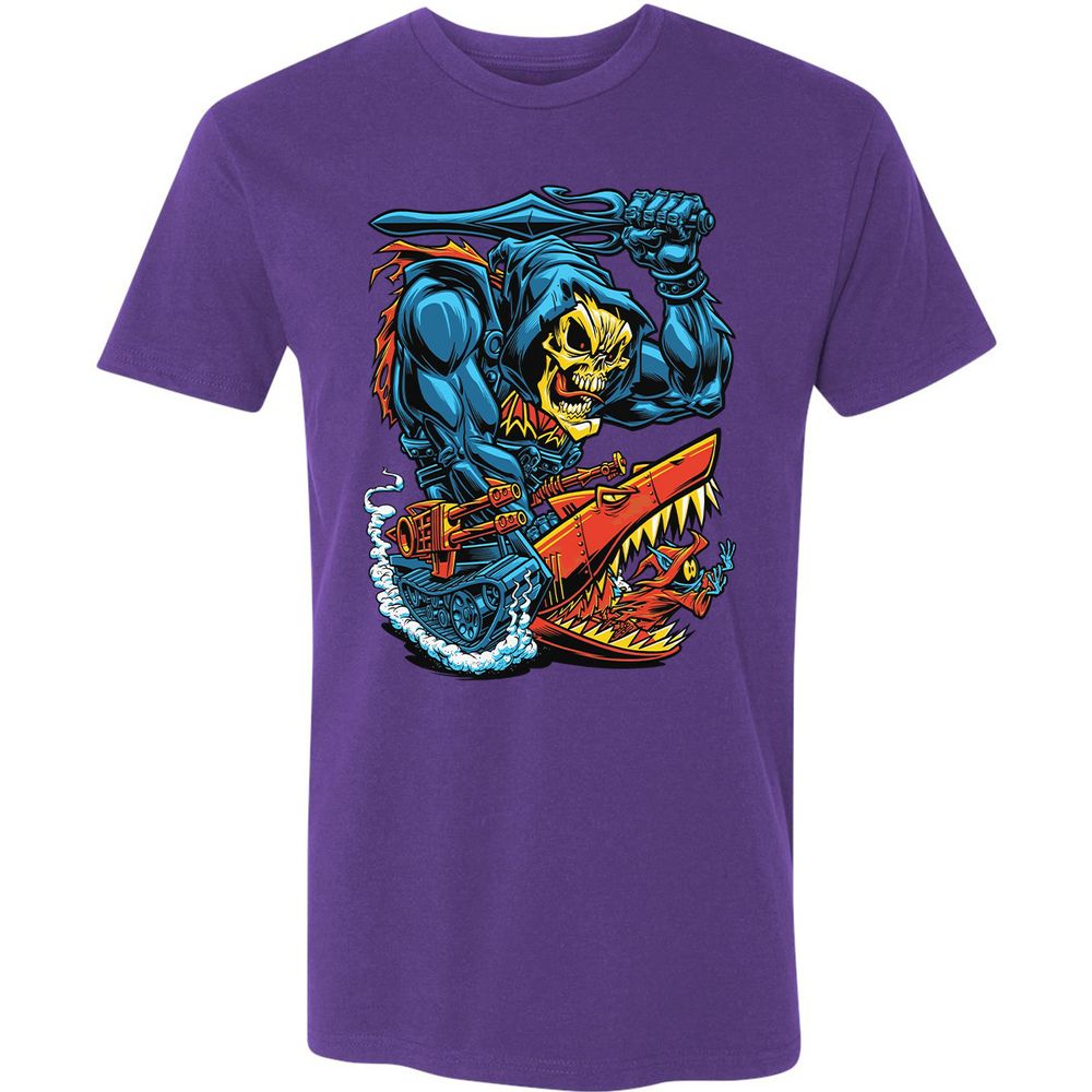 Premium Unisex T-Shirt - U5XLXG8S - Purple Rush - 7