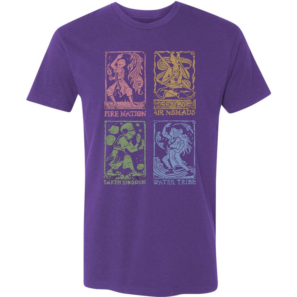 Premium Unisex T-Shirt - NNY54CGU - Purple Rush - 7