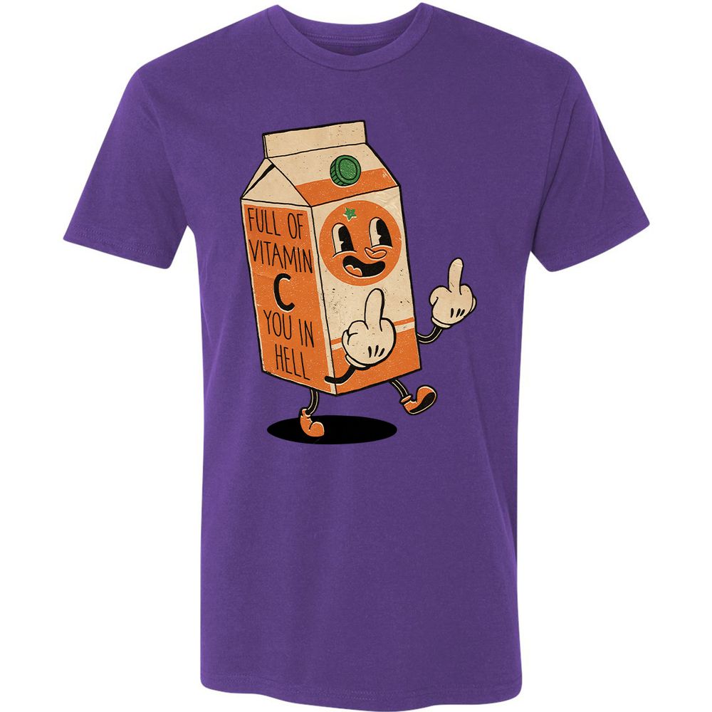 Premium Unisex T-Shirt - 2YK42SKE - Purple Rush - 7