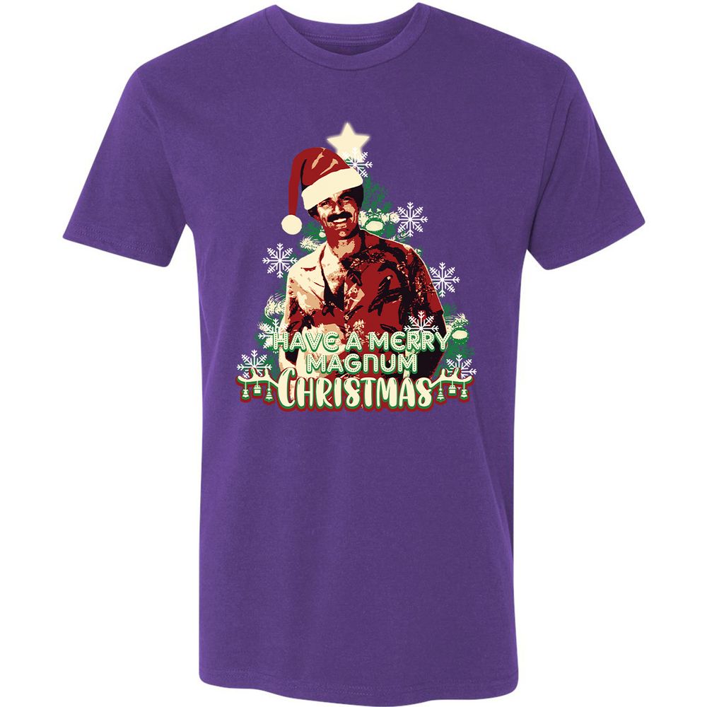 Premium Unisex T-Shirt - AGJHK8HX - Purple Rush - 7