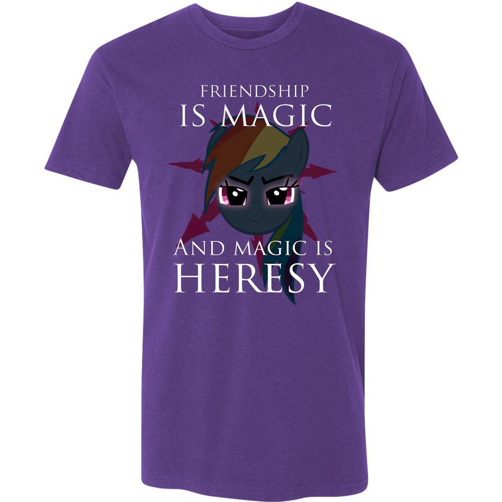 Premium Unisex T-Shirt - E8PXUW18 - Purple Rush - 7