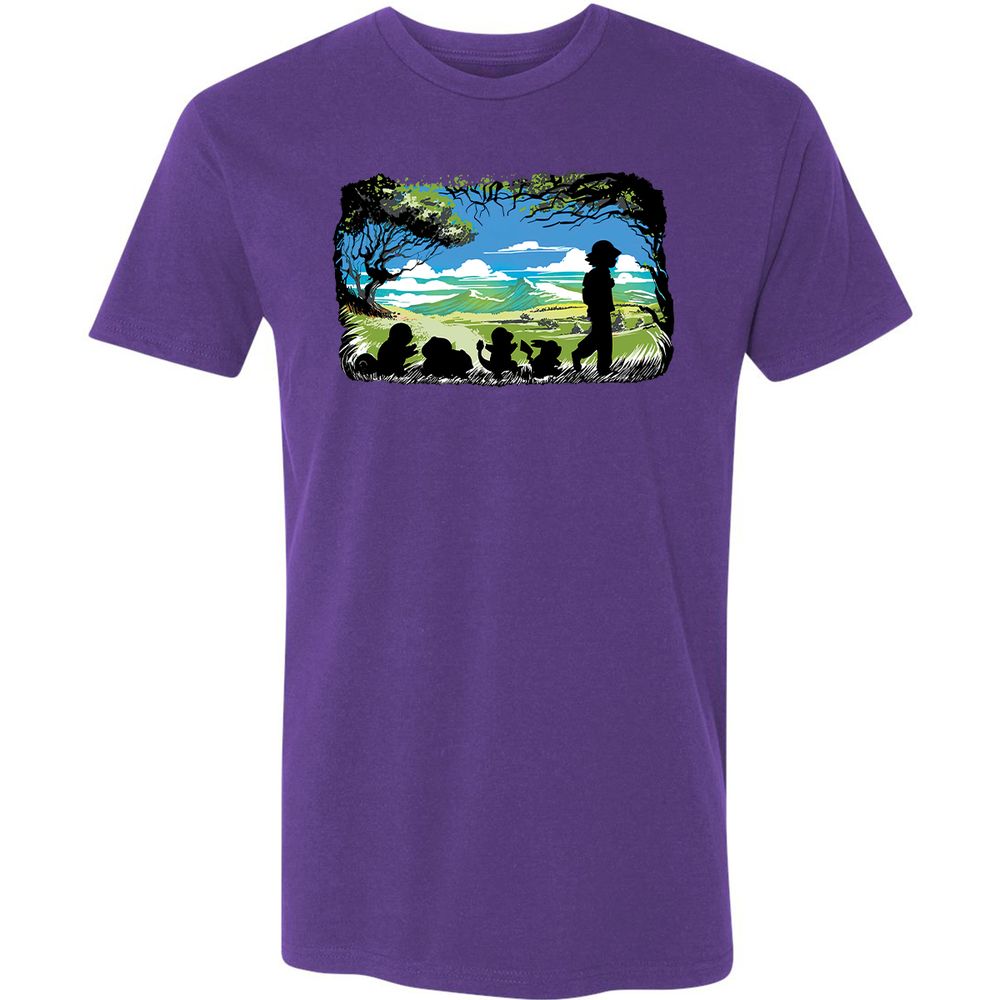 Premium Unisex T-Shirt - ARFQGD6R - Purple Rush - 7
