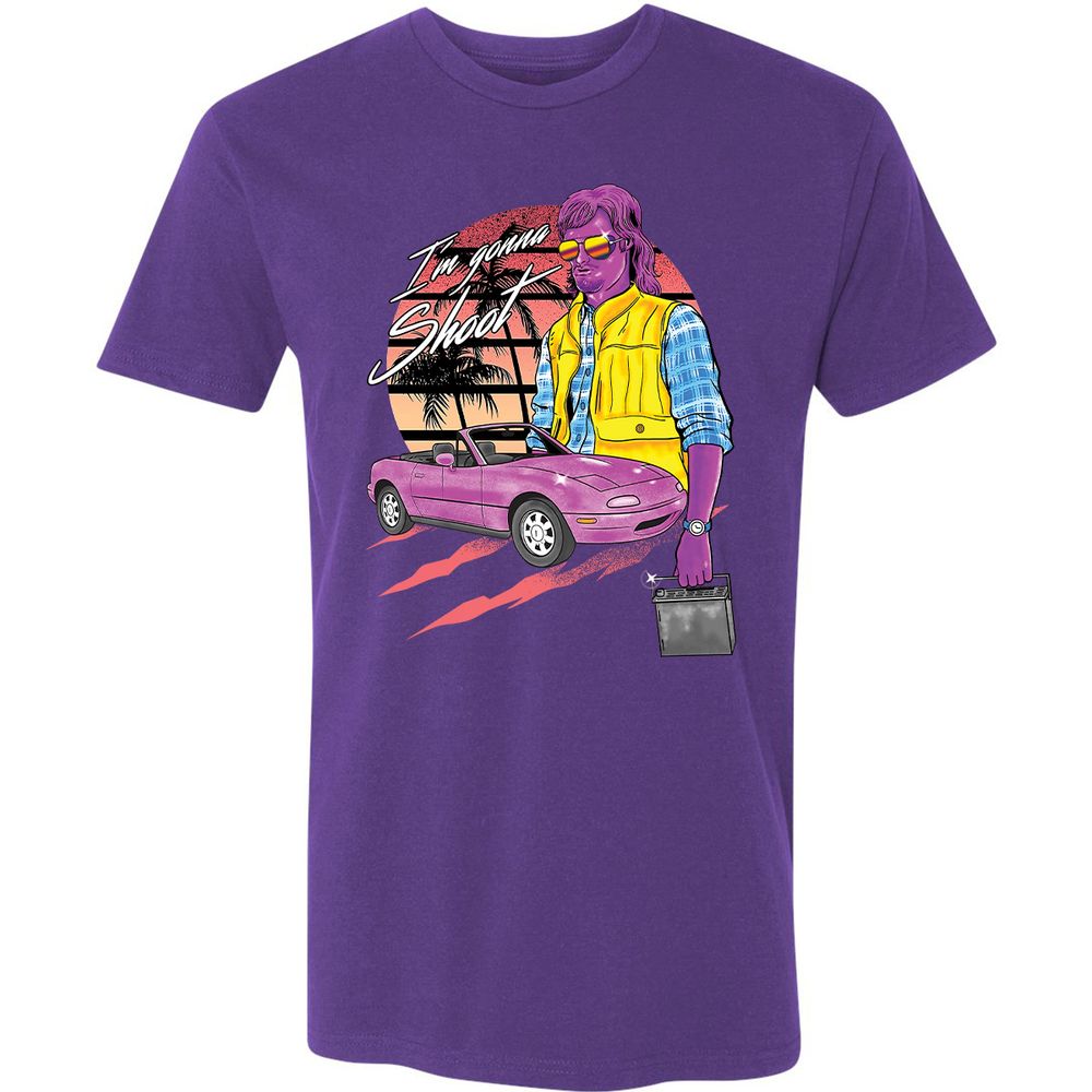 Premium Unisex T-Shirt - JVC4HTE7 - Purple Rush - 7