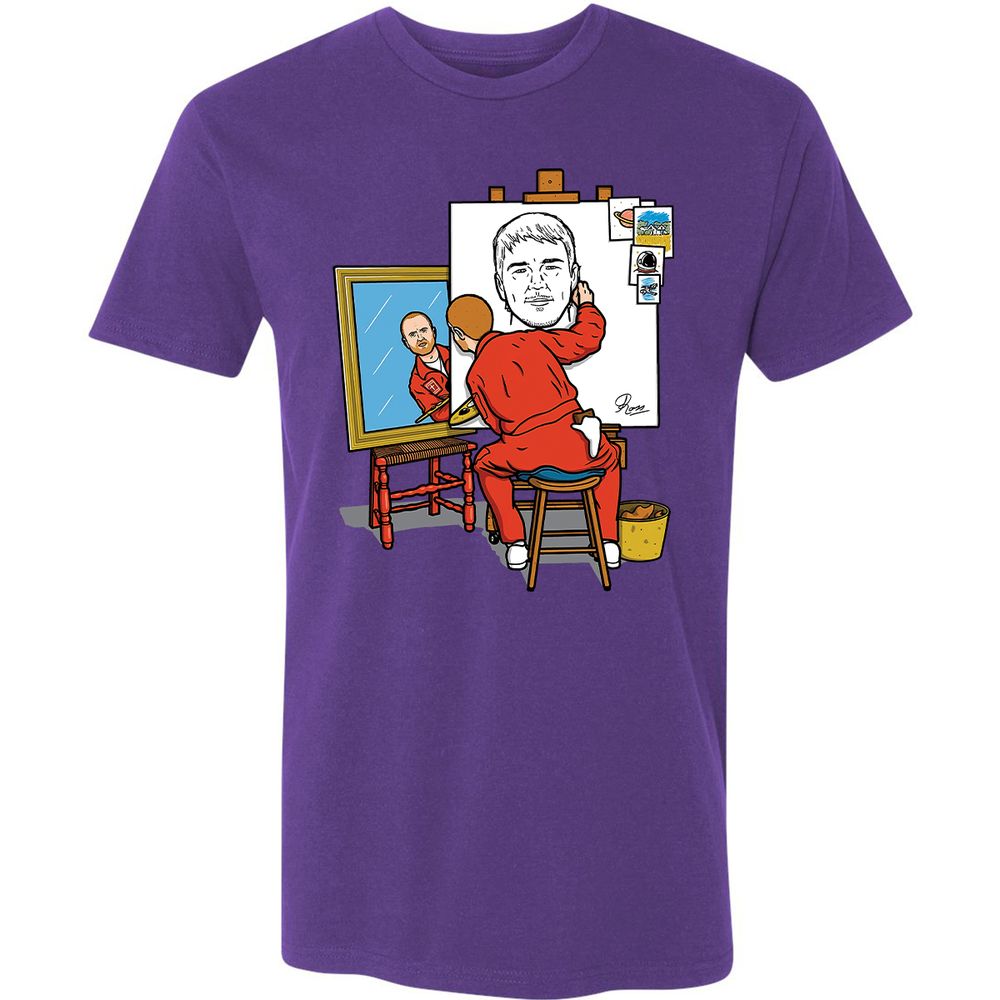 Premium Unisex T-Shirt - 4D5ZT4B4 - Purple Rush - 7