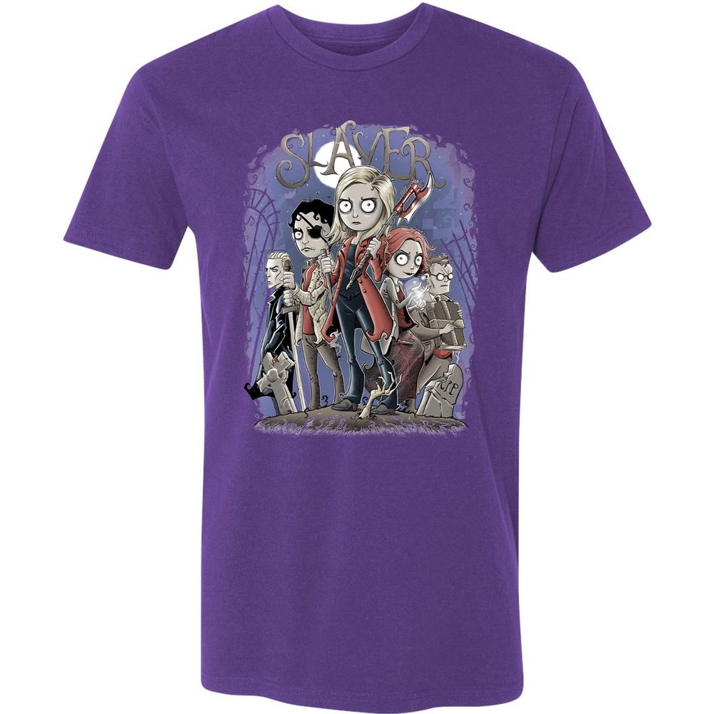 Premium Unisex T-Shirt - Q477DXBX - Purple Rush - 7