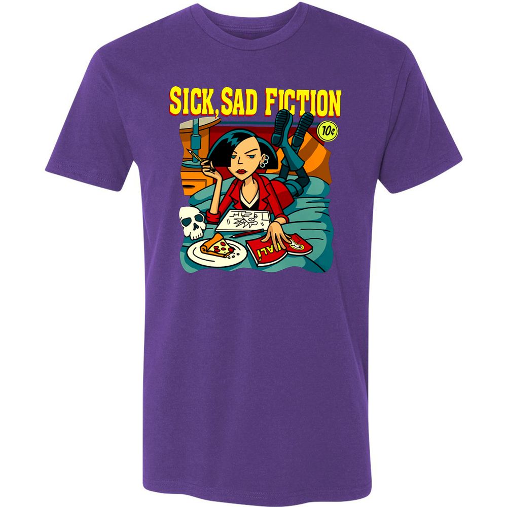 Premium Unisex T-Shirt - HJKQVFE1 - Purple Rush - 7