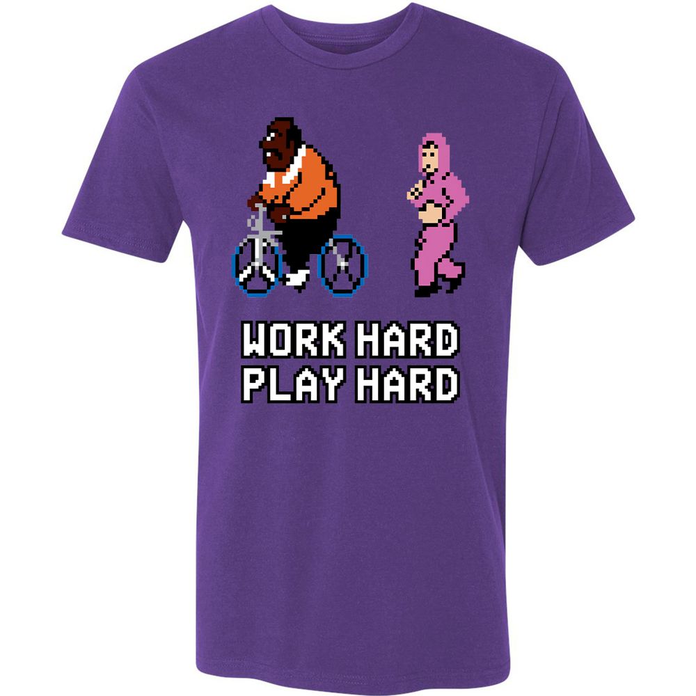 Premium Unisex T-Shirt - QYX3PTTQ - Purple Rush - 7
