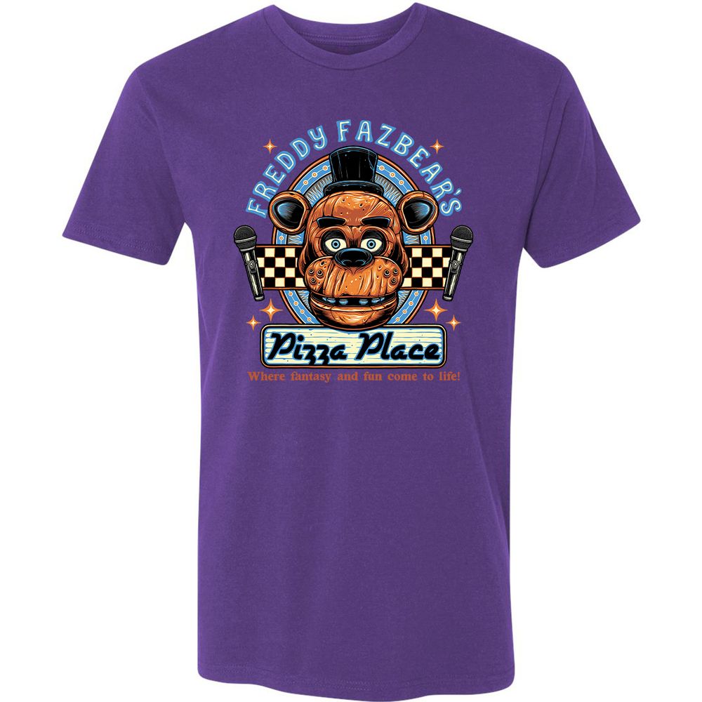 Premium Unisex T-Shirt - V2BE1DK8 - Purple Rush - 7